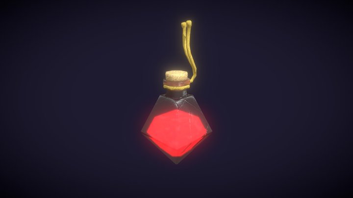 Healing Potion 3D Model