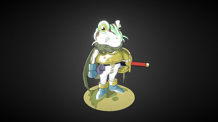 Frog-Chrono Trigger 3D Model