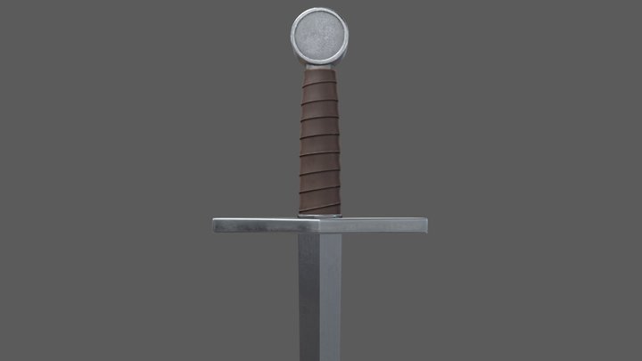 The Knight's Sword 3D Model