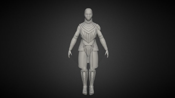 Study: Character Clothing 3D Model