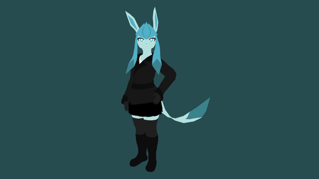 Anthro Glaceon