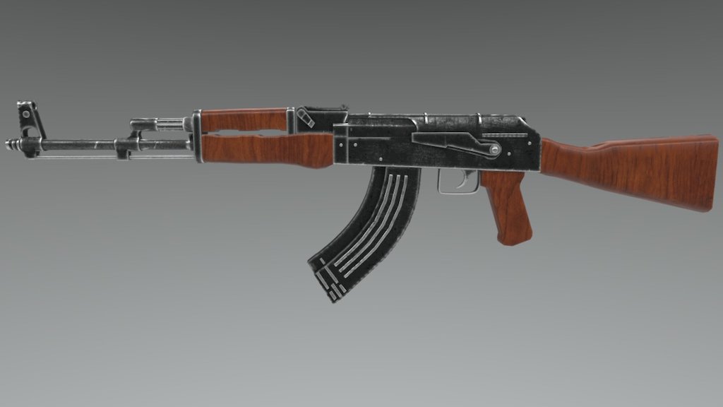 Kalashnikov - Download Free 3D model by Freppen [a758e27] - Sketchfab