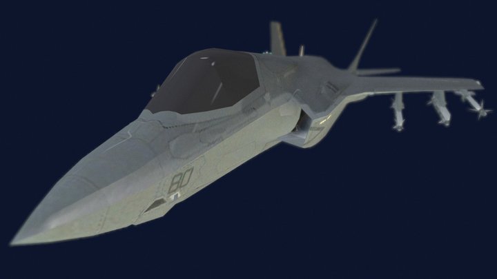 F35-B Jetfighter – Modello 3D gratuito STL