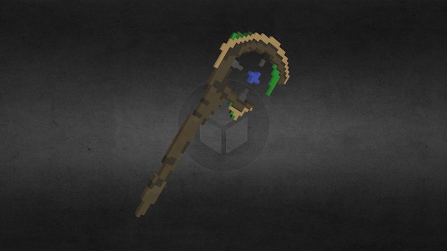 Basic Staff v3 3D Model