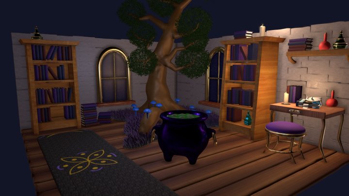 Alchemist's House 3D Model