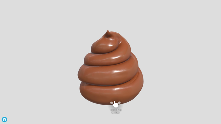 Cartoon Poop - Hitem3D vs Meshy vs SupaVoxel