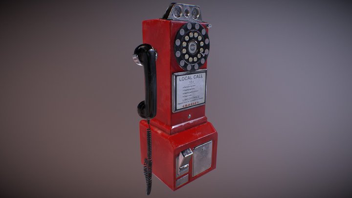 Payphone 3D Model