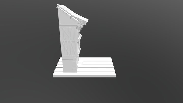 M Odélisation Maison Médiévale 3D Model
