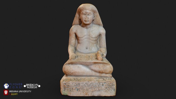 3D rendering of Amunhotep, Son of Nibiry