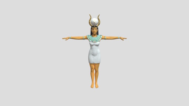 Goddess of Ancient Egypt Isis 3D Model