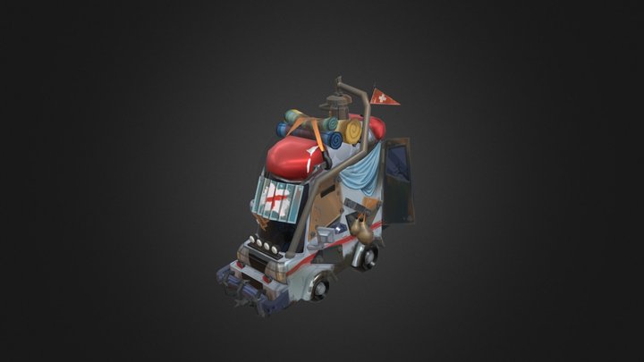 ApoRace_Car 3D Model