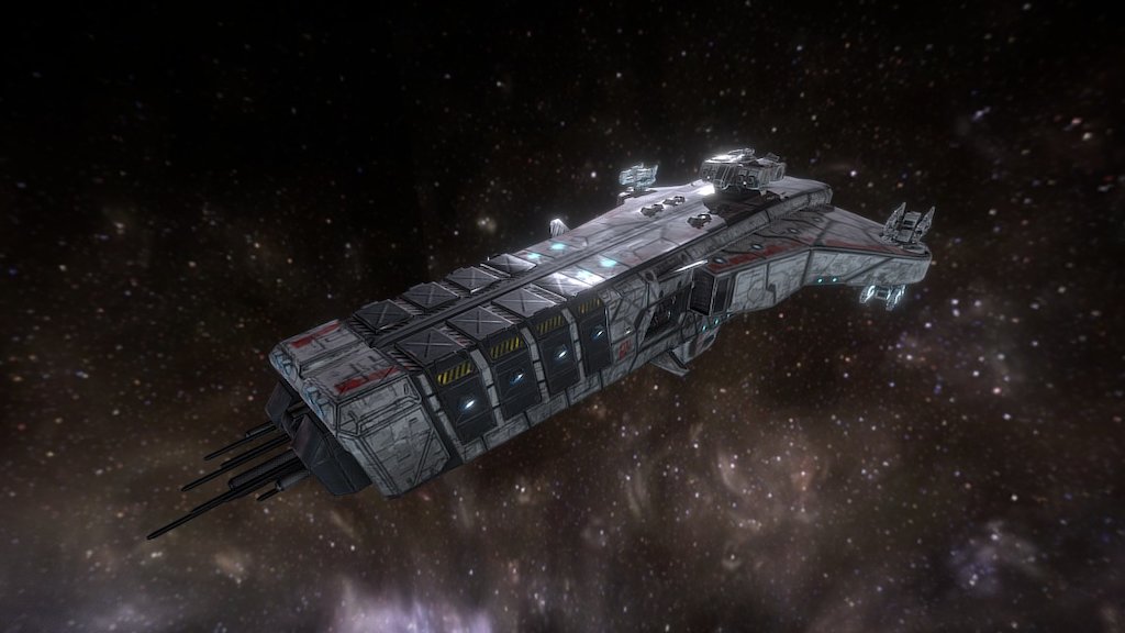 PBR Light Cruiser - 3D model by Charles Smith (@nezberet) [a75b6b2 ...