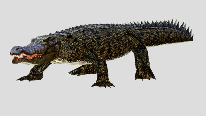 TLWJP(Arcade) - Deinosuchus – Free 3D Model STL