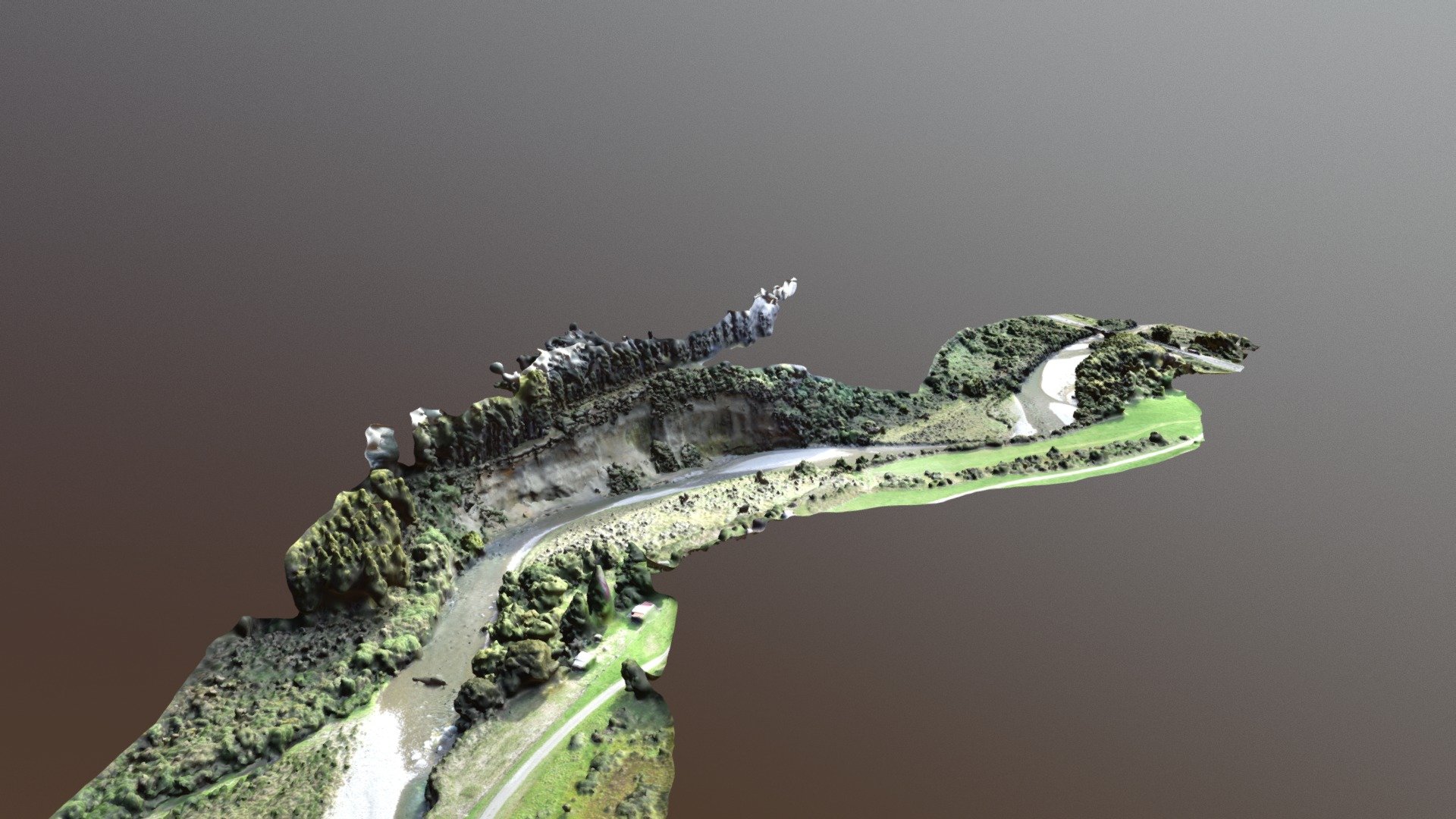 Wairaki Thalweg Simplified 3d Mesh