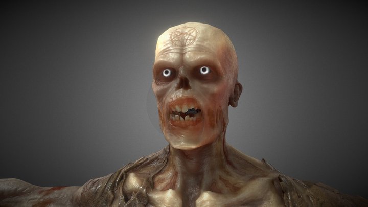 DOOM eternal zombie(earth) 3D Model