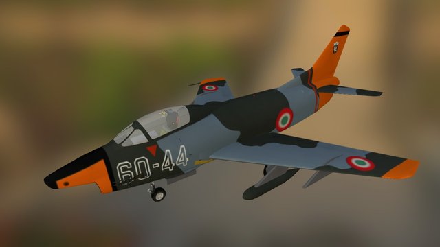 Fiat G91 – Modello 3D gratuito STL