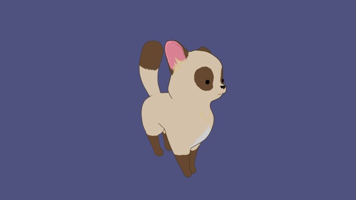 Oddy the Cat 3D Model
