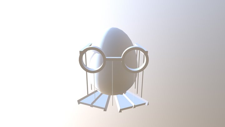 Egg person 3D Model
