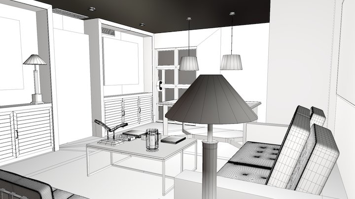 Interactive room TEST 3D Model