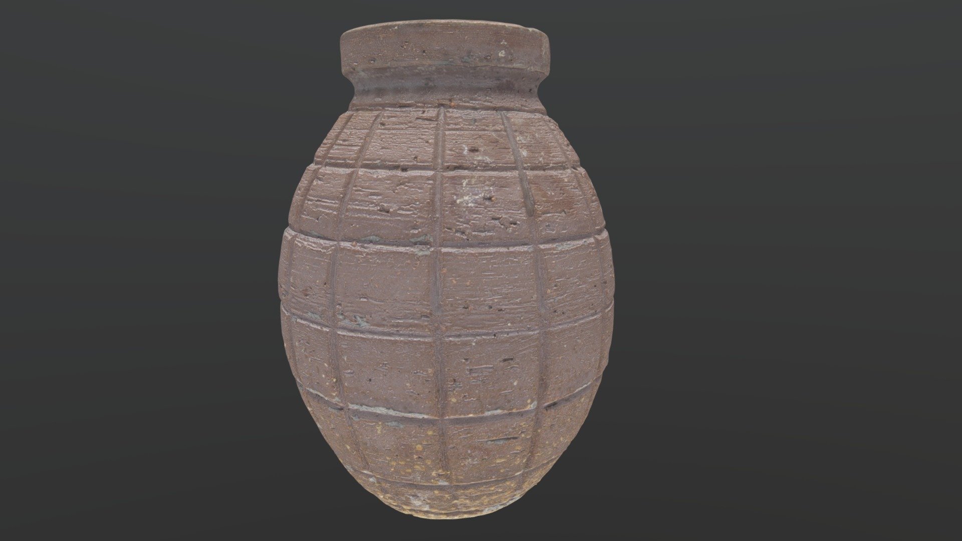 備前市]備前焼手榴弾 完形 - 3D model by 備前の文化財