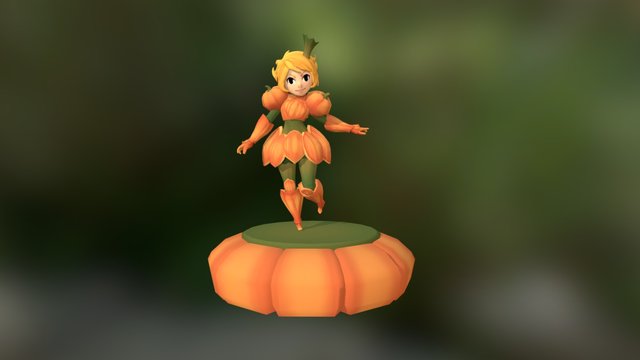 princess pumpkin 3D Model