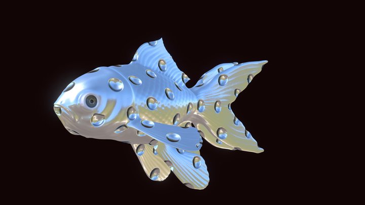 Aluminium Fish 3D Model