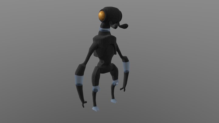 Cartoon Character 3D Model