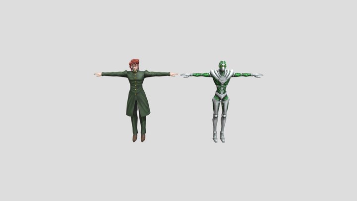 Noriaki Kakyoin & Hierophant Green
