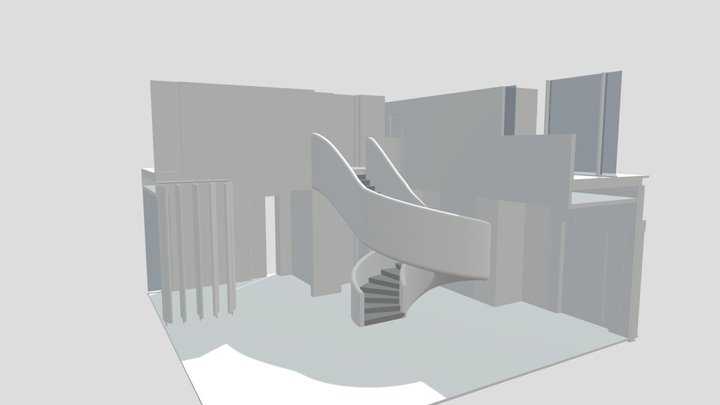 2630_Golden Beach Manuel_stairs 3D Model