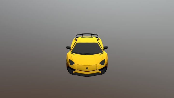 Lamborghini Aventado 3D Model