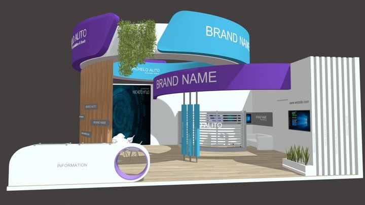 stall exhibtion 3D Model