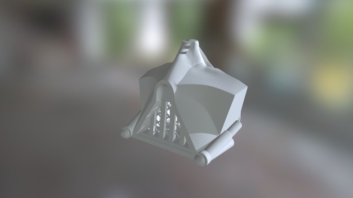 Montana Vader Mask 3D Model
