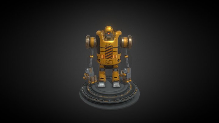 Robot D16 3D Model