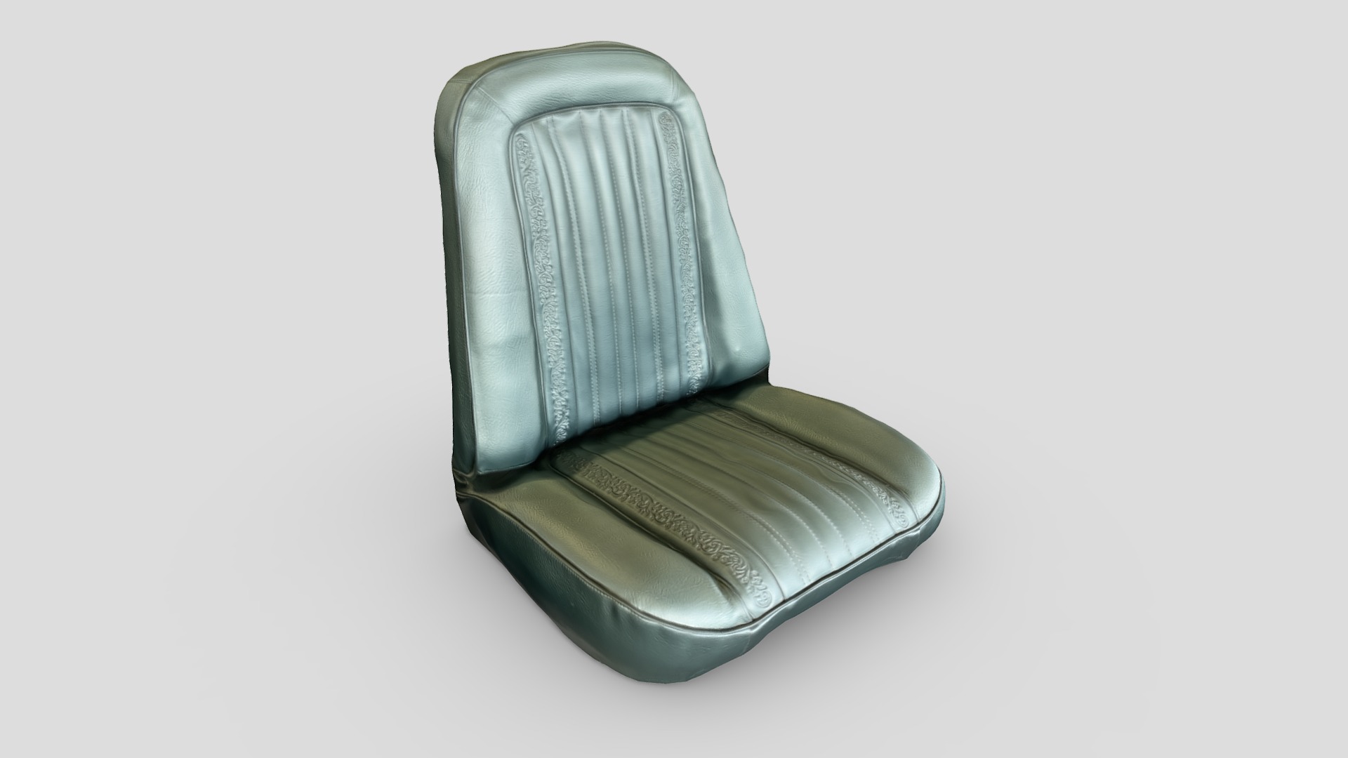 3D model Leather Car Seat Scan (photogrammetry) - This is a 3D model of the Leather Car Seat Scan (photogrammetry). The 3D model is about a close-up of a shoe.