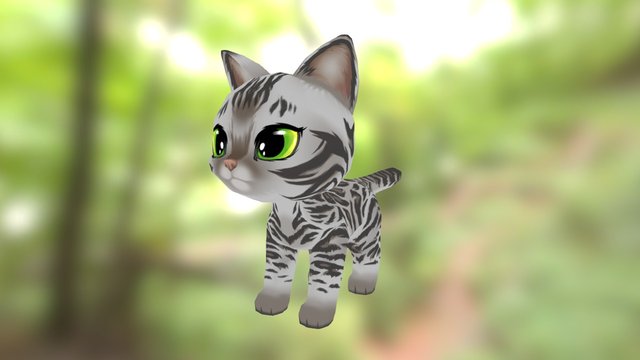 Silver Bengal 3D Model