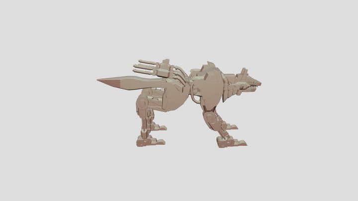 Command Wolf 3D Model