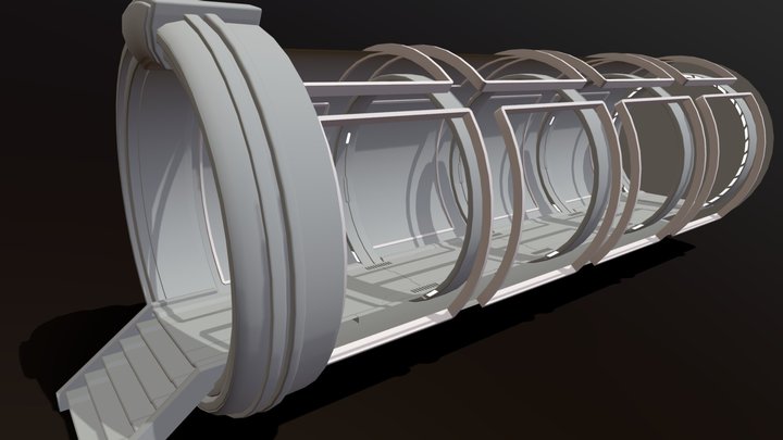 Portal in the Bar of Thousand Planets 3D Model