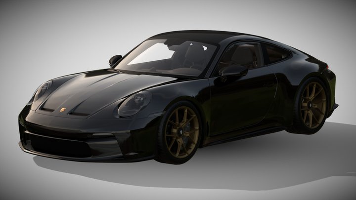 2022 Porsche 911 GT3 Touring (992) 3D Model