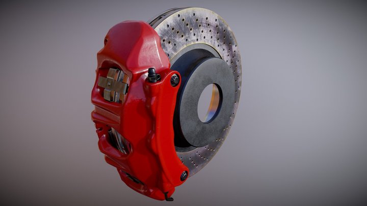 Brake Assembly update 3D Model