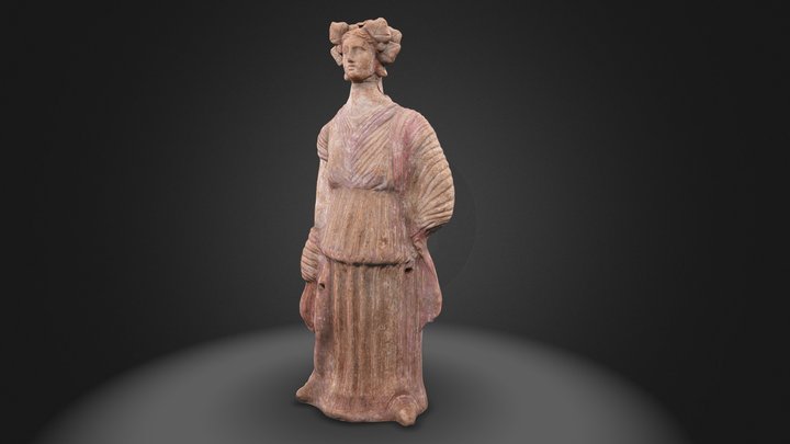 Statuetta fittile femminile 3D Model