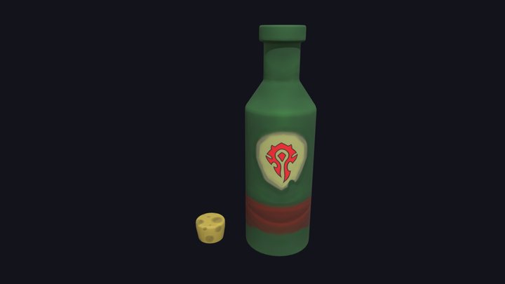 HORDE BOTTLE 3D Model