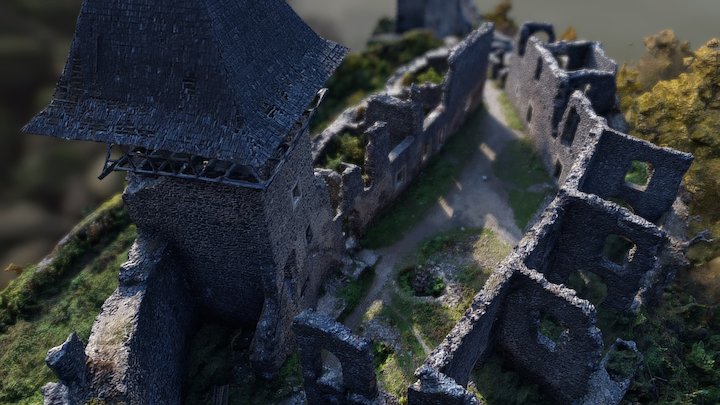 Nevytsky Castle Ukraine 3D Model