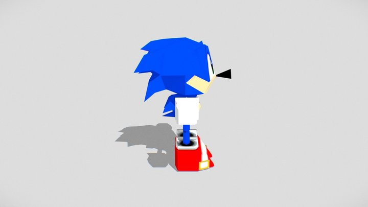 SONIC 64 3D Model