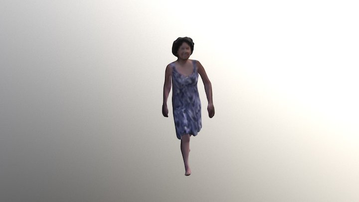 Shirley Walking 3D Model