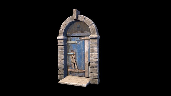 Old door 3D Model