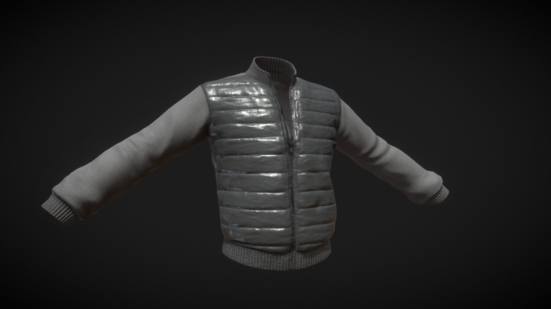 Men's Jacket — Sketchfab embed 3D viewer