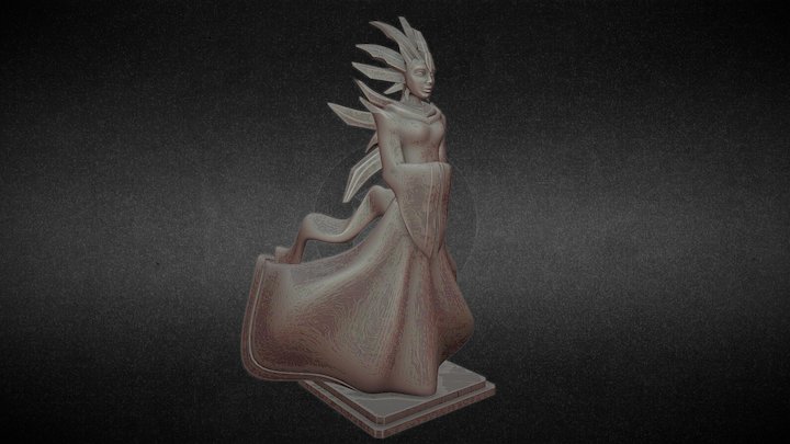 The Lady Of Pain 3D Model