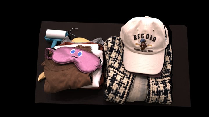 Clothes and daily items 3D Model