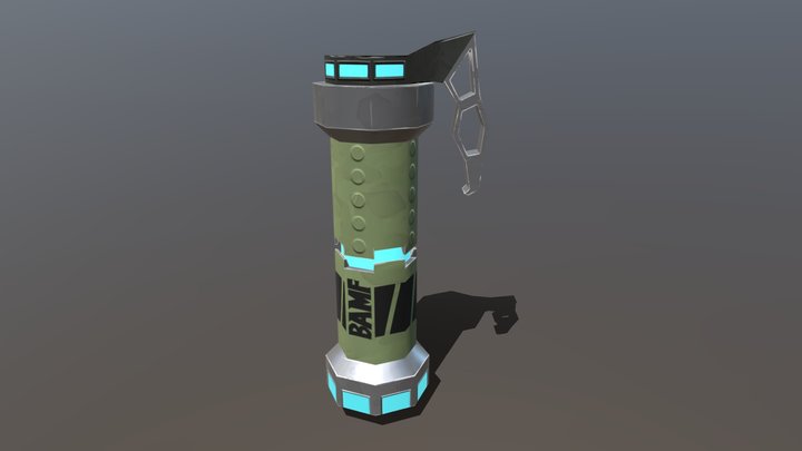 Overwatch Grenade (Skin Cassidy) 3D Model