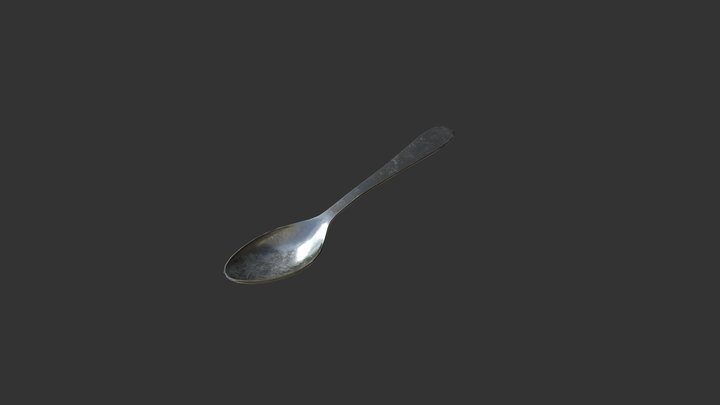 Spoon Low-poly 3D model 3D Model